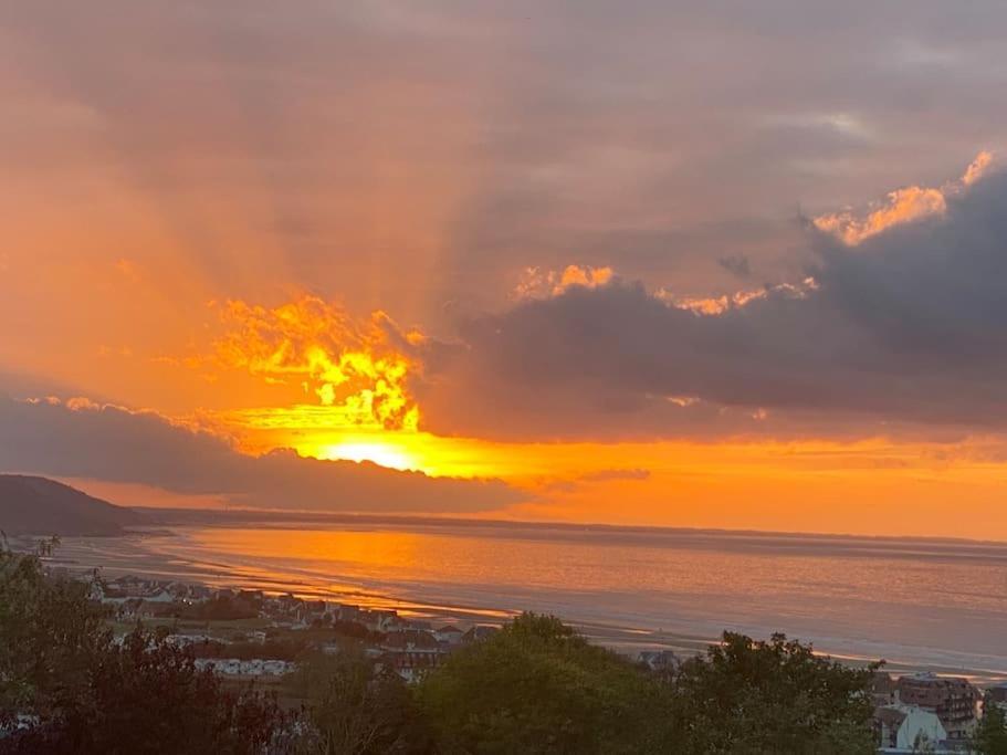Superbe Vue Mer Panoramique F3 Blonville-sur-Mer Exteriér fotografie