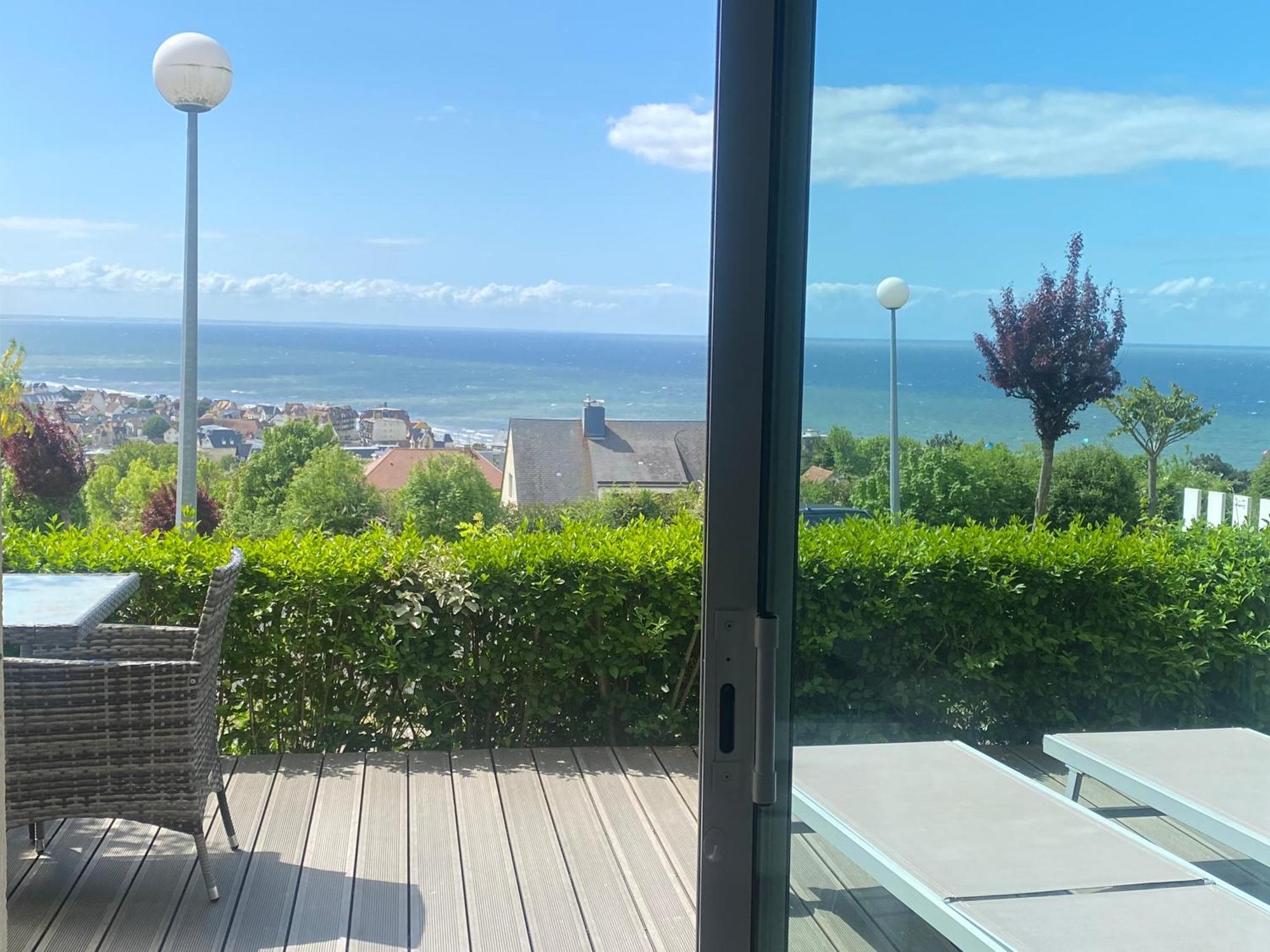 Superbe Vue Mer Panoramique F3 Blonville-sur-Mer Exteriér fotografie