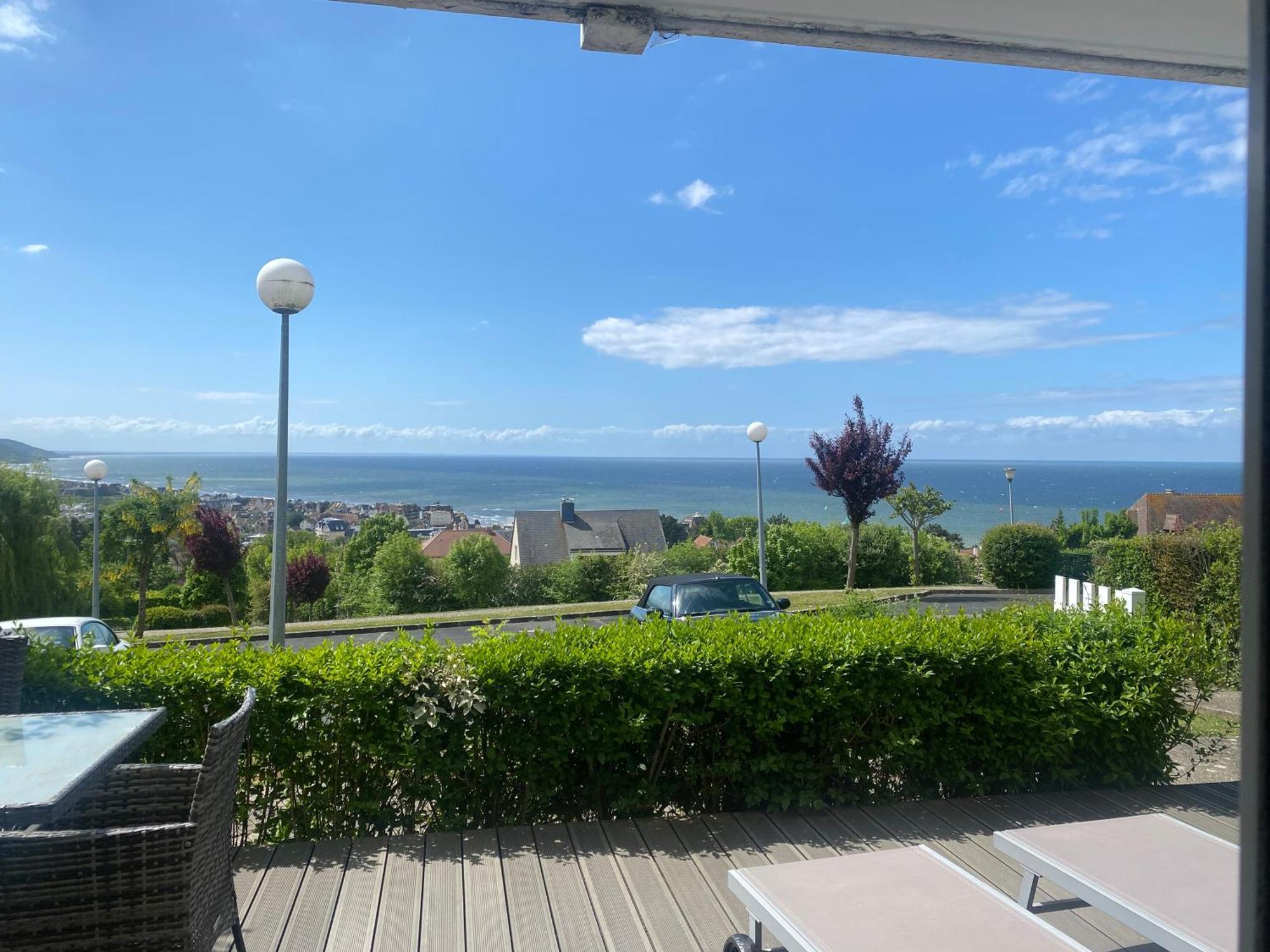 Superbe Vue Mer Panoramique F3 Blonville-sur-Mer Exteriér fotografie